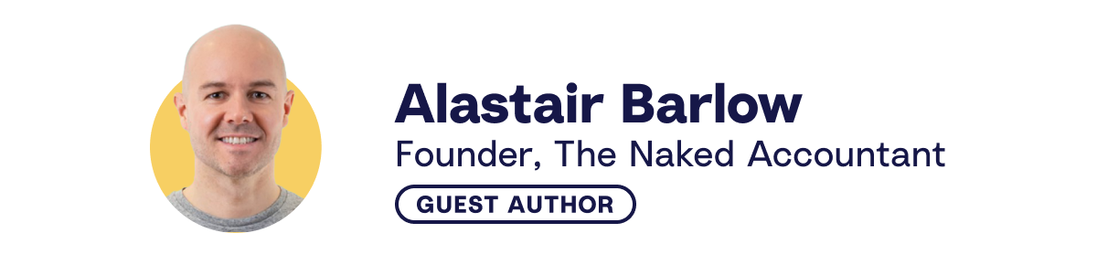 Alastair Barlow, Founder of the Naked Accountant and guest author of this edition of the A2X Newsletter