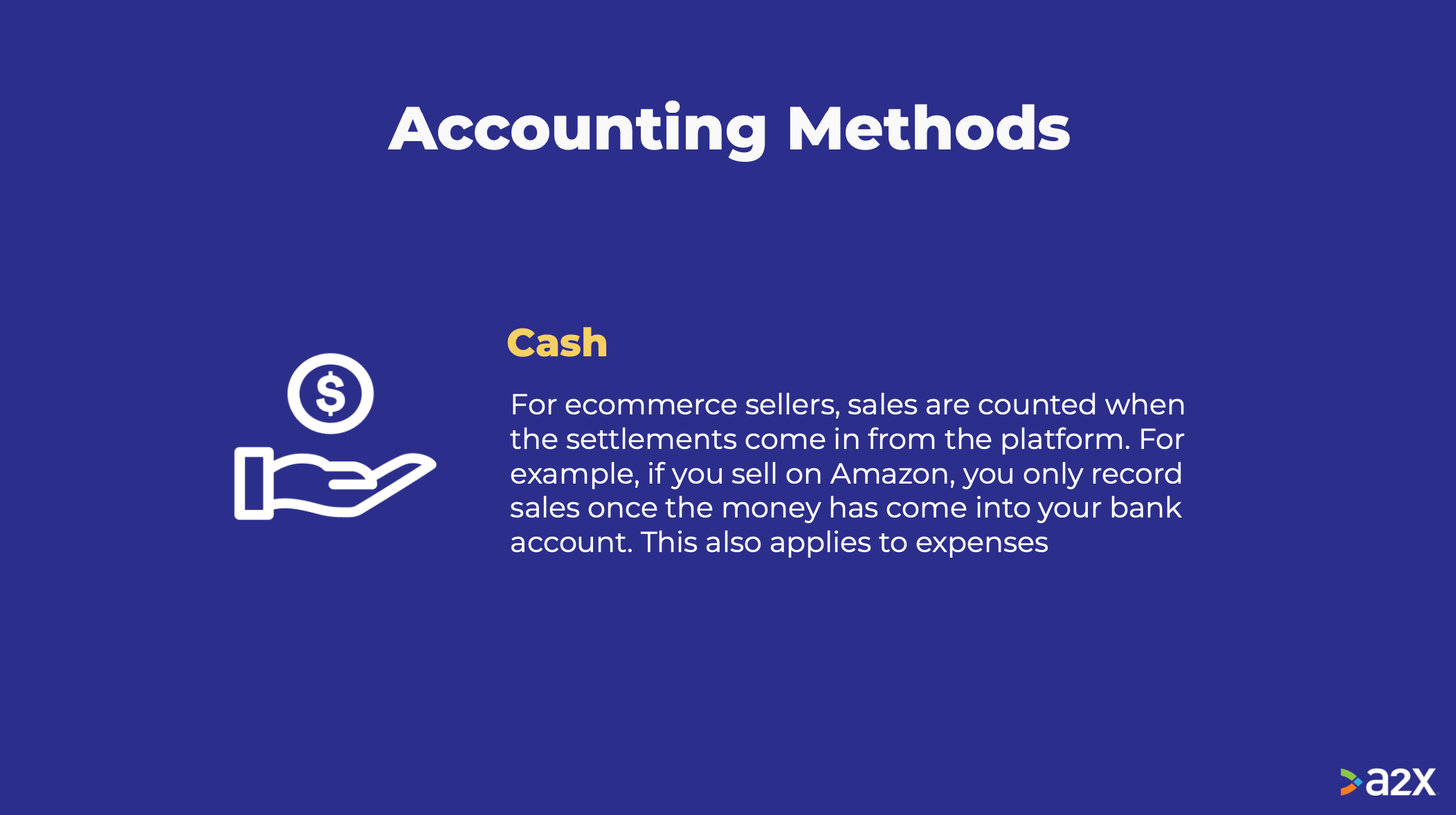 Cash basis accounting