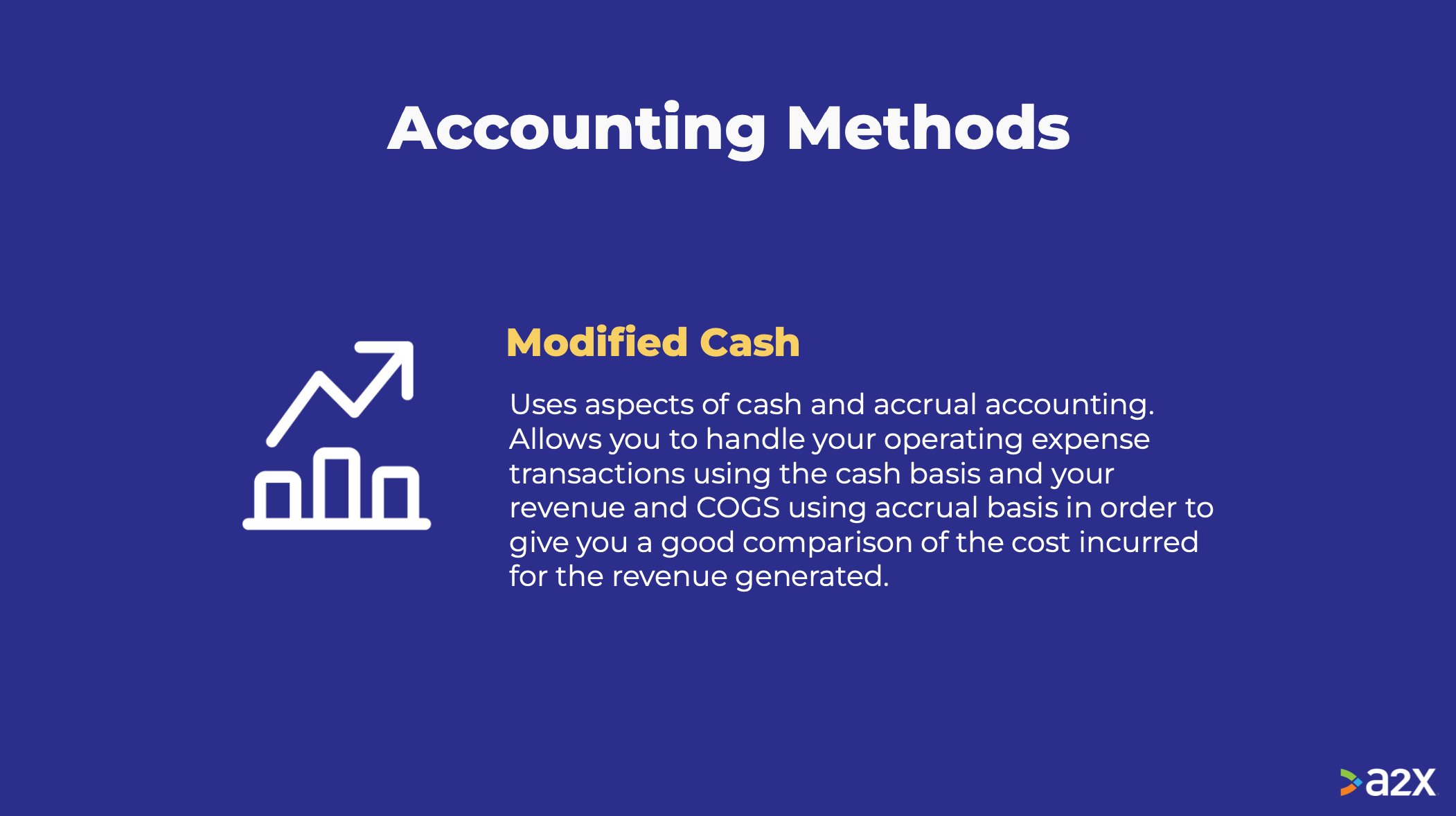 A quick explanation of what using modified cash allows you to do