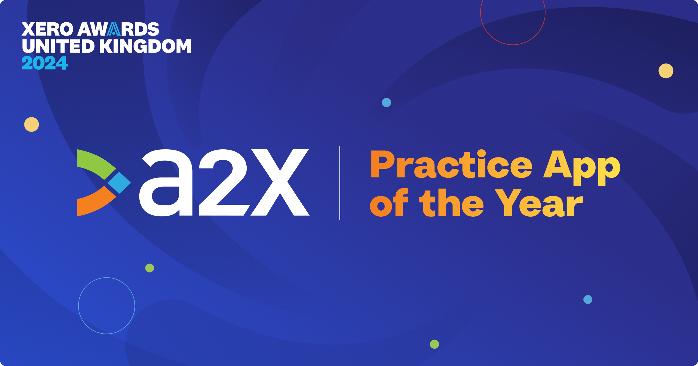 A2X Awarded Xero UK Practice App of the Year 2024