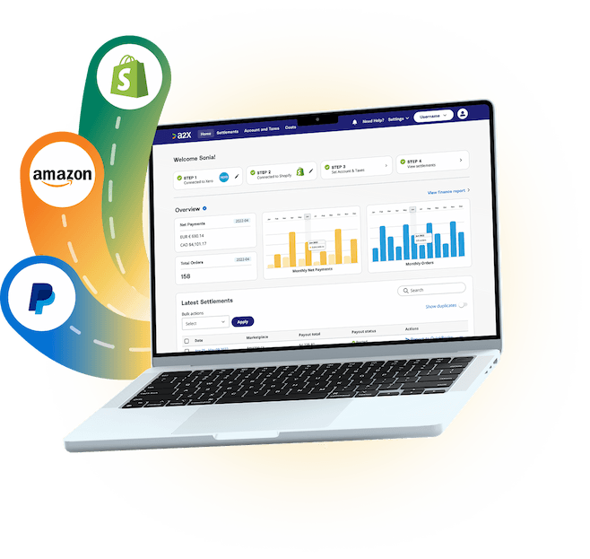 A2X dashboard